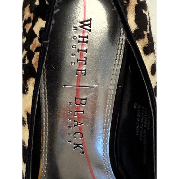 White House/Black Market, Women's Cheetah Heels Sz 8 Sexy  Fancy Preowned - Picture 10 of 12